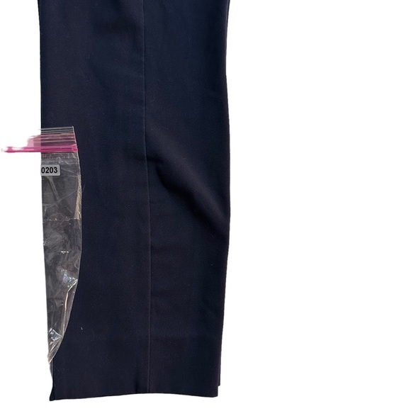 J. Crew Mercantile Women Navy Flat Front Pants Sz 6x26 Cropped Career Stretch - Picture 12 of 13